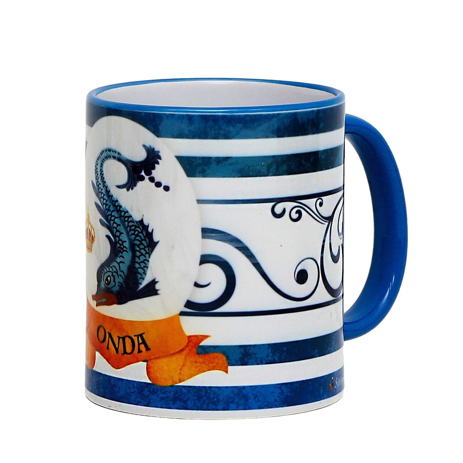 SUBLIMART: Palio di Siena Porcelain printed mug Set of 6 bundle: ISTRICE+MONTONE+LEOCORNO+PANTERA+ONDA+OCA