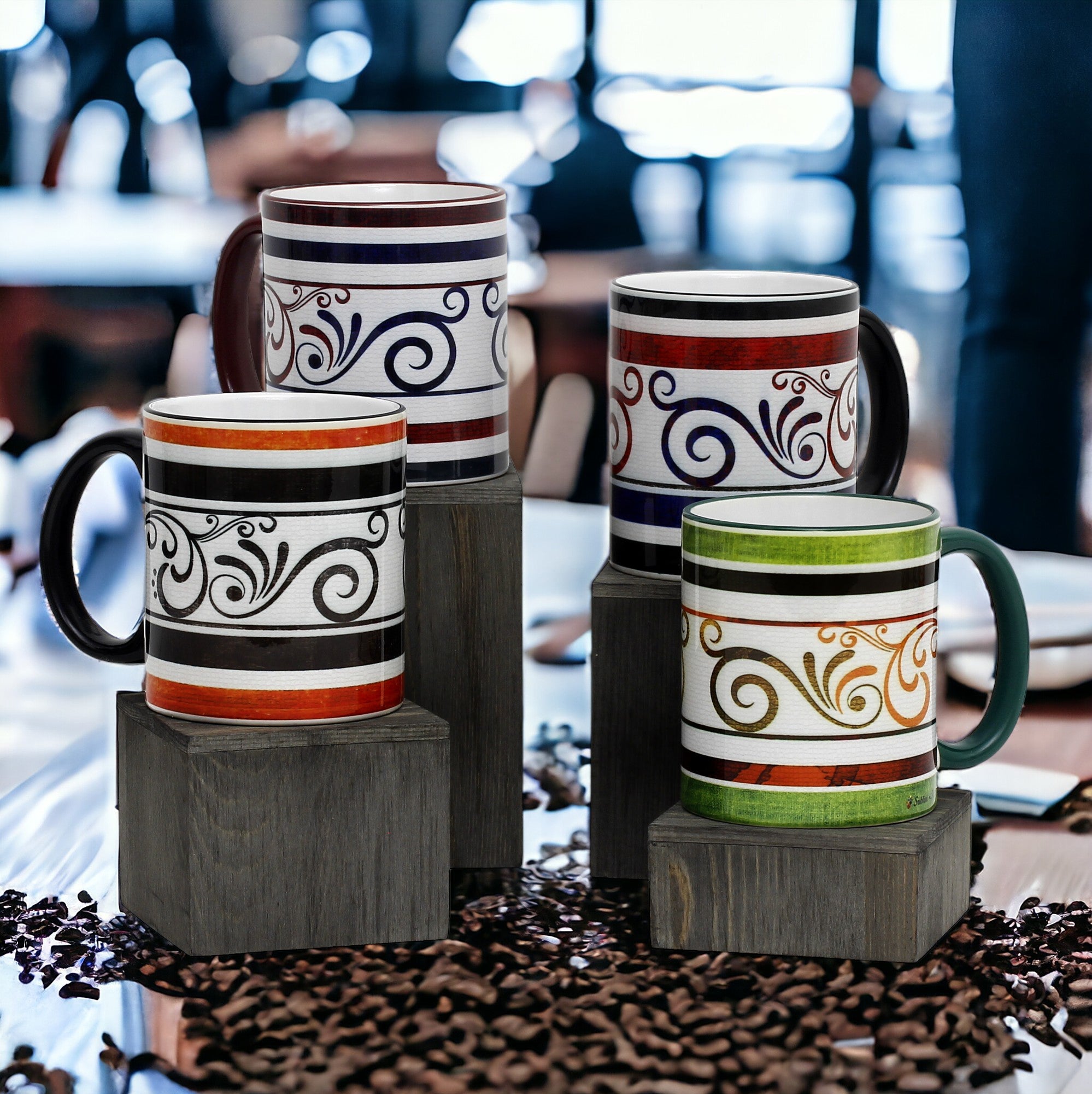 SUBLIMART: Ricco Italia 4-Mugs Bundle - by Mario Bruno (Design 6400+6395+6420+6425)