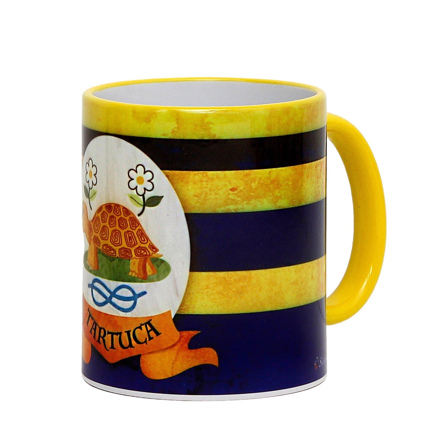 SUBLIMART: Palio di Siena Porcelain printed mug Set of 4 bundle: NICCHIO+DRAGO+MONTONE+TARTUCA