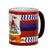 SUBLIMART: Palio di Siena Porcelain printed mug Set of 4 bundle: CIVETTA+GIRAFFA+PANTERA+TORRE