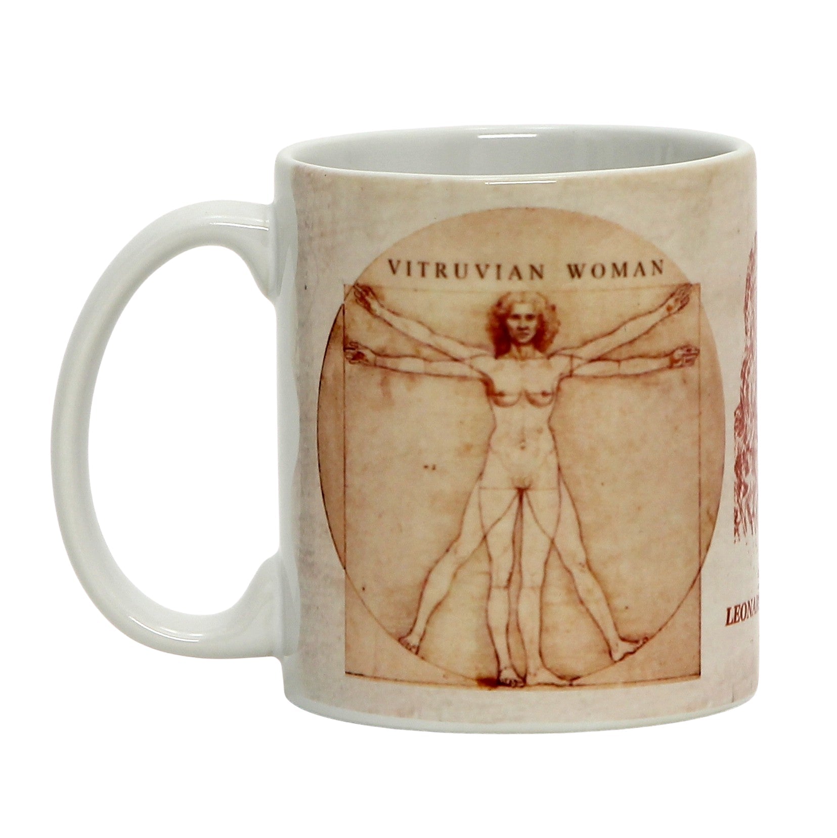 SUBLIMART: Affresco Mug - Vitruvian Man + Vitruvian Woman - artisticaitalian.com