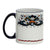 SUBLIMART: Printed Deruta style Mug with Blue Rim two sides design