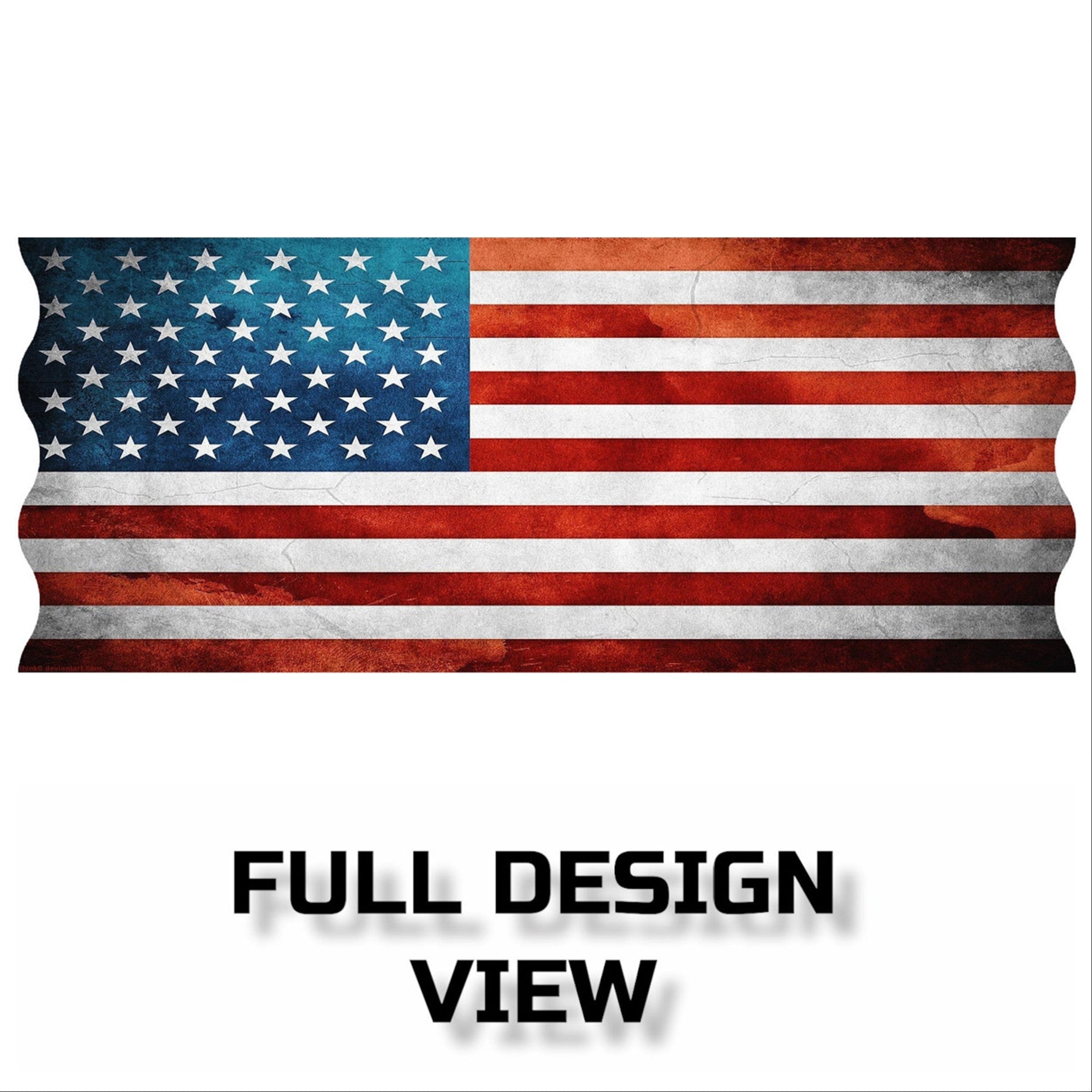 SUBLIMART: Patriotic Mug 'USA Flag' (Design 16)