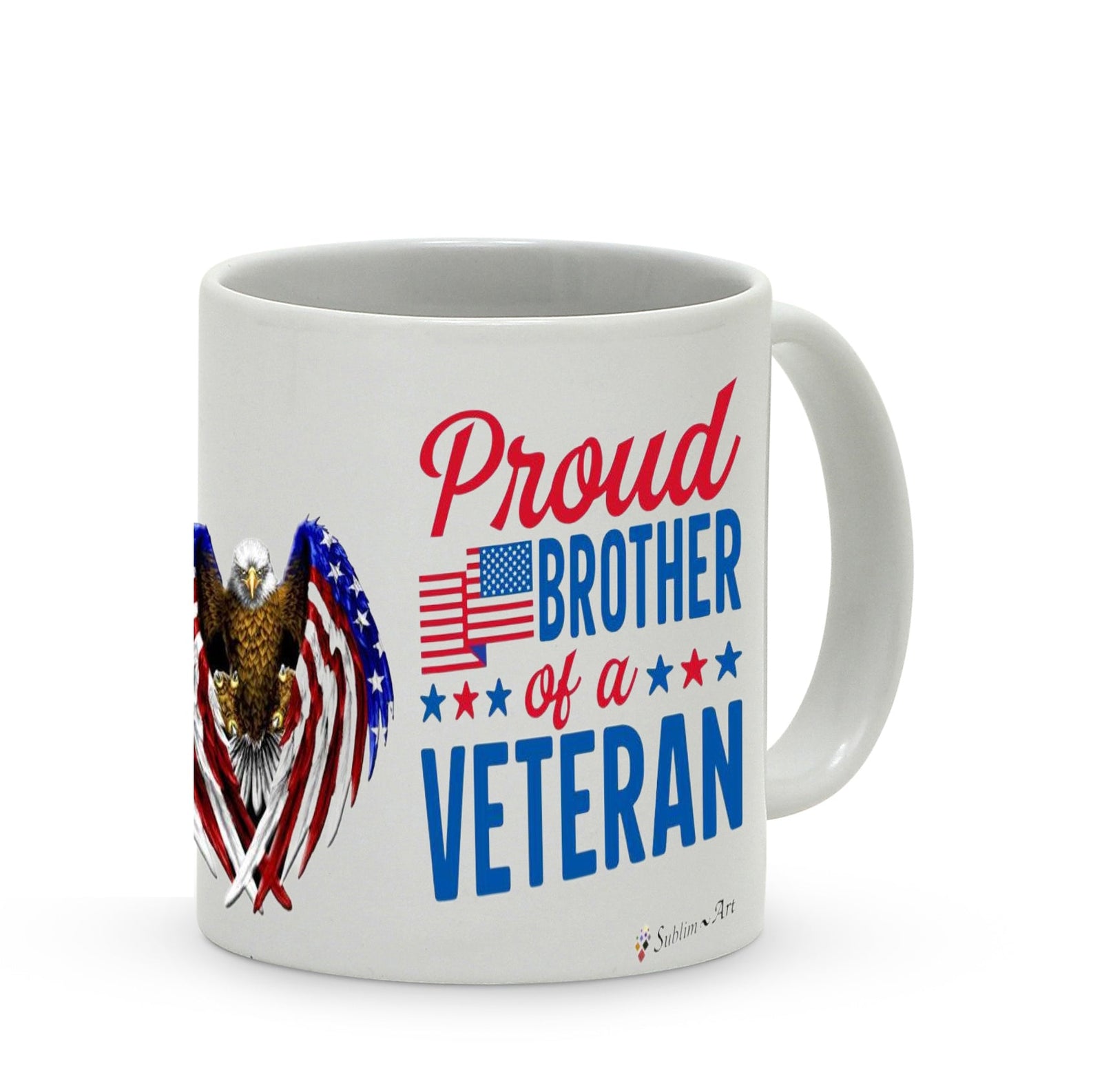 SUBLIMART: Veteran - Mug 'Proud Brother of Veteran' (Design #16B)