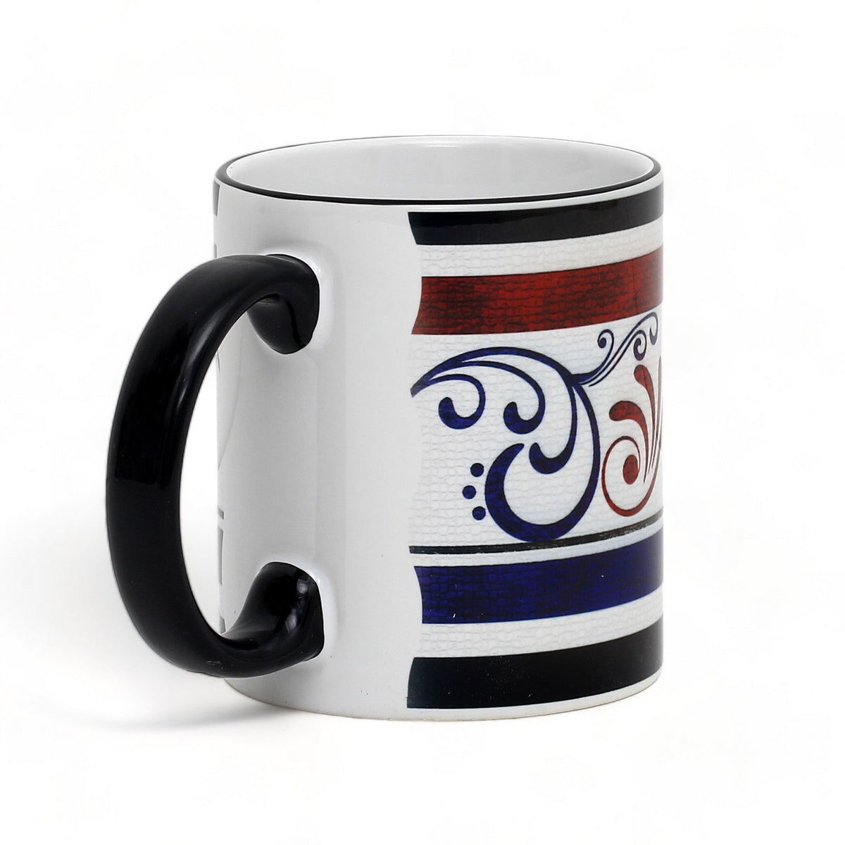 SUBLIMART: Ricco Italia Mug Black Handle+Rim - by Mario Bruno (Design 6395)