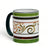 SUBLIMART: Ricco Italia Mug Green Handle+Rim - by Mario Bruno (Design 6400)