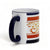 SUBLIMART: Ricco Italia Mug Blue Handle+Rim - by Mario Bruno (Design 6416)