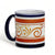 SUBLIMART: Ricco Italia Mug Blue Handle+Rim - by Mario Bruno (Design 6416)