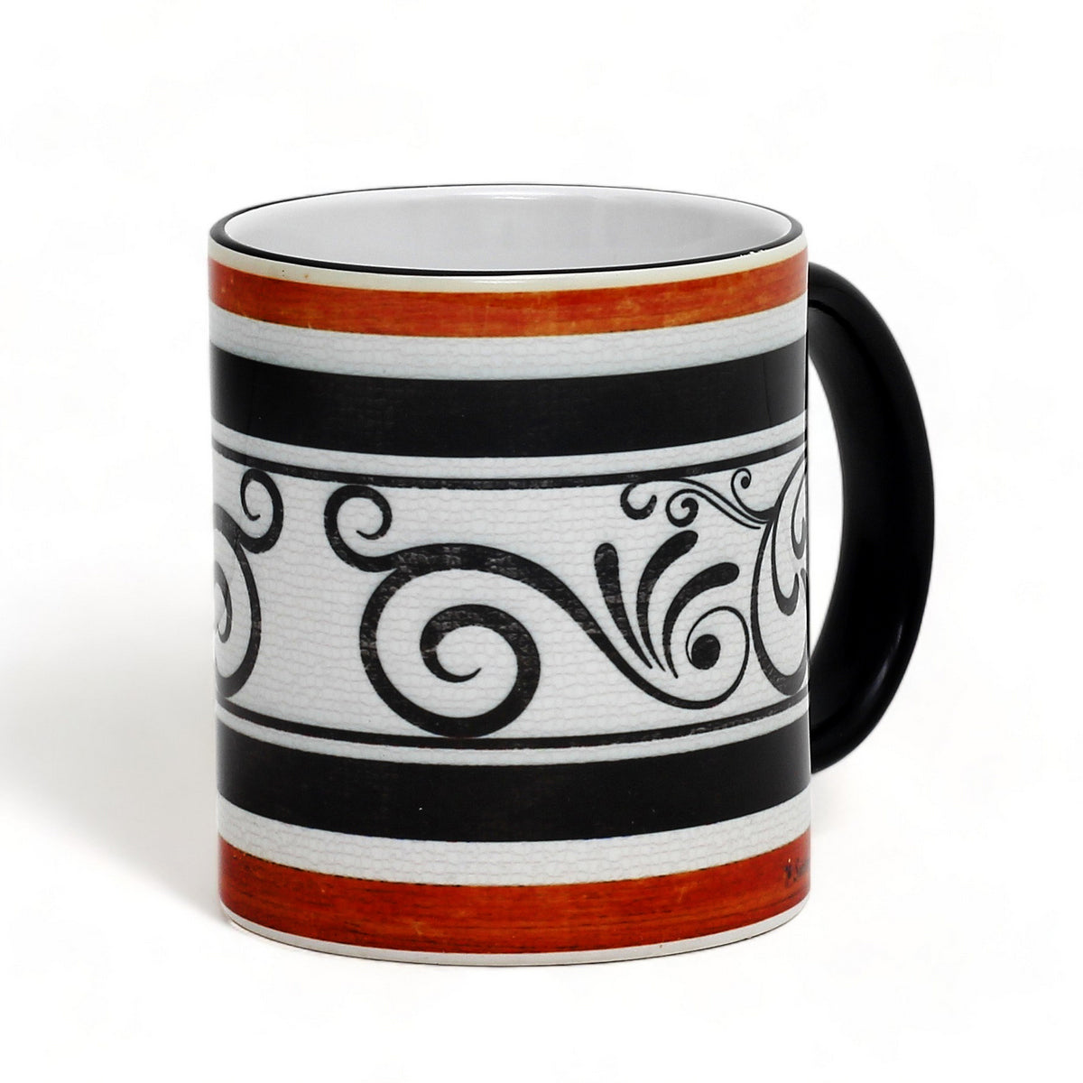 SUBLIMART: Ricco Italia Mug Black Handle+Rim - by Mario Bruno (Design 6420)