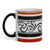 SUBLIMART: Ricco Italia Mug Black Handle+Rim - by Mario Bruno (Design 6420)