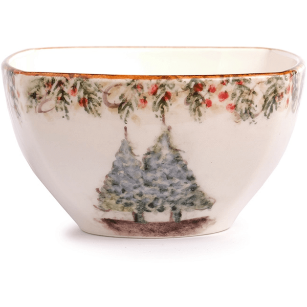 ARTE ITALICA: Natale Square Cereal Bowl