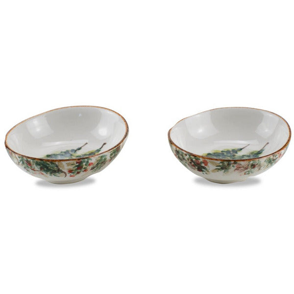 ARTE ITALICA: Natale Small Oval Bowl Set of 2