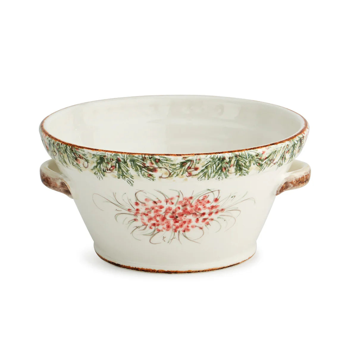 ARTE ITALICA: Natale Handled Bowl