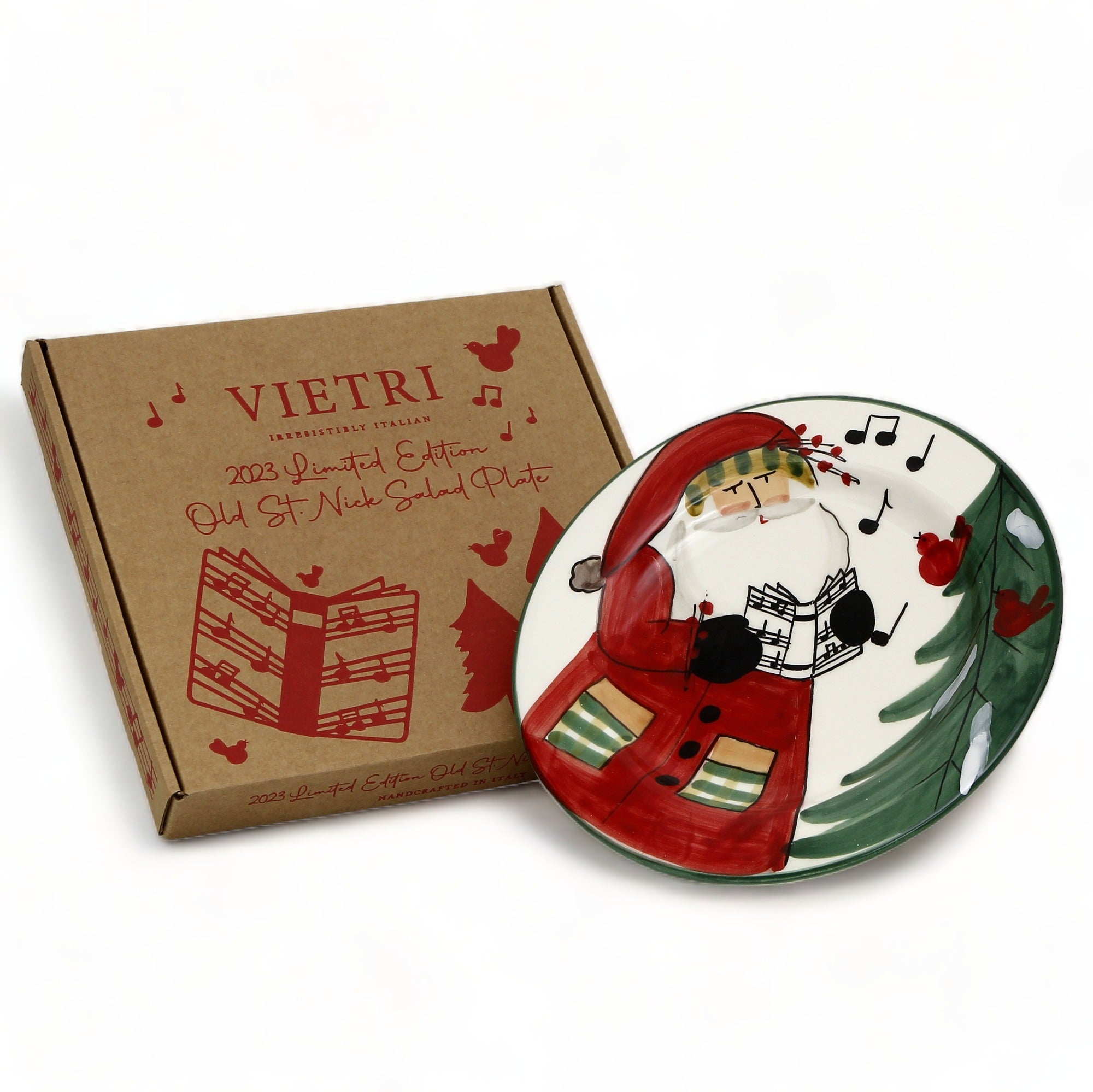 VIETRI: OLD ST. NICK 2023 LIMITED EDITION SALAD PLATE [R]