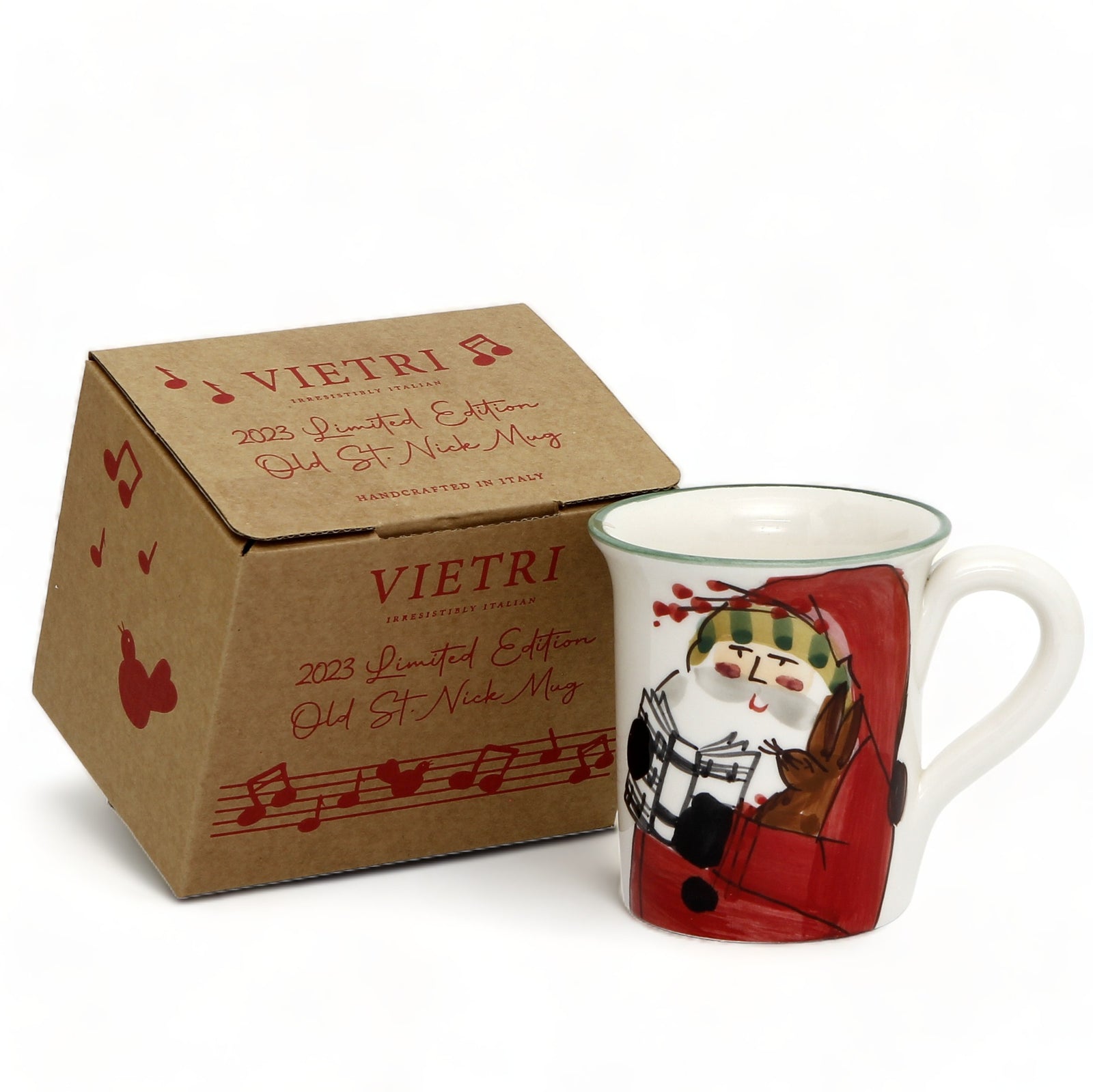 VIETRI: Old St Nick Mug 14 OZ - Limited Edition 2023 [R]