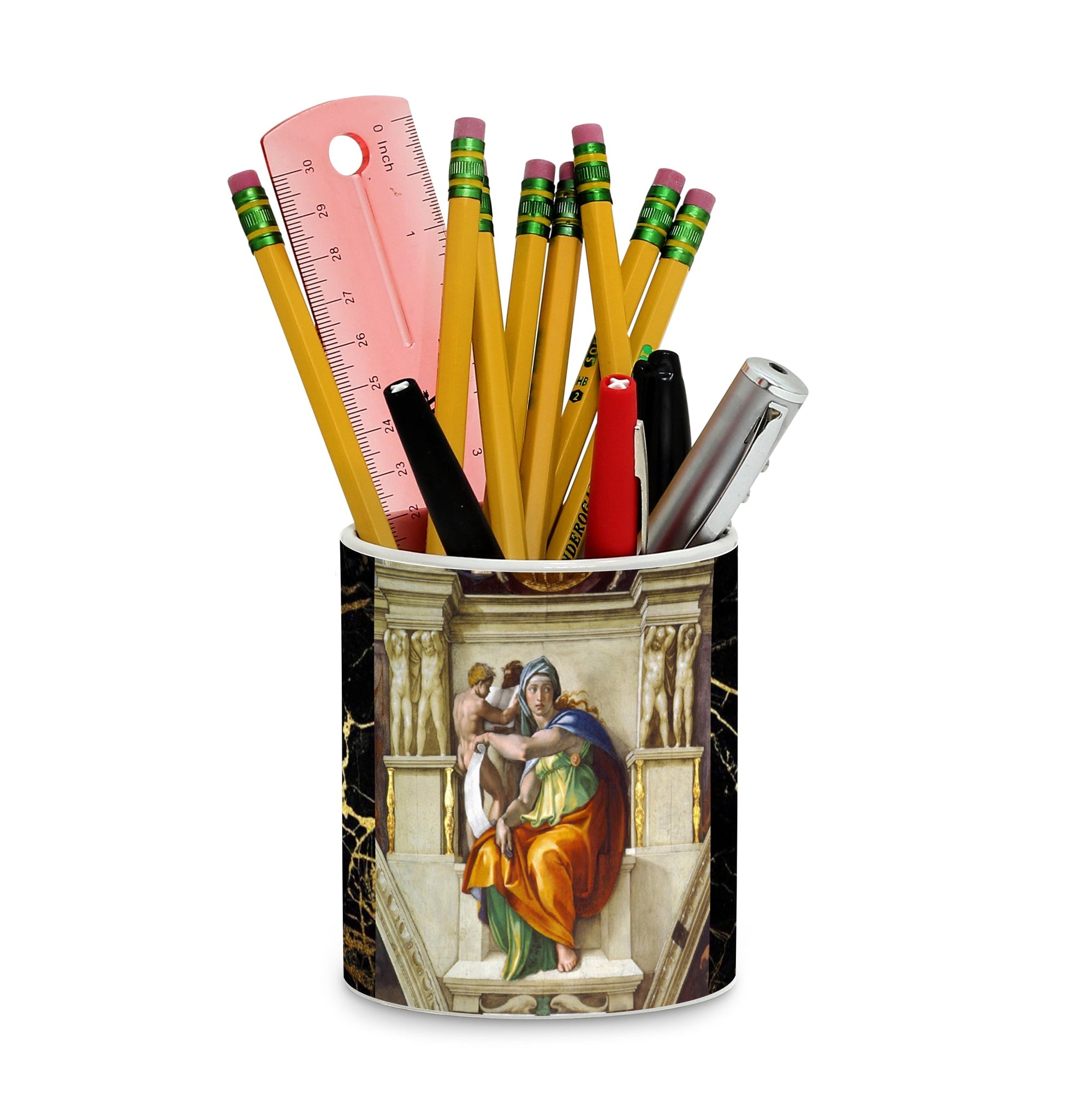 SUBLIMART: Affresco - Multi Use Tumbler Sibilla Delfica - Sistine Chapel ceiling painting. (Design #AFF04)