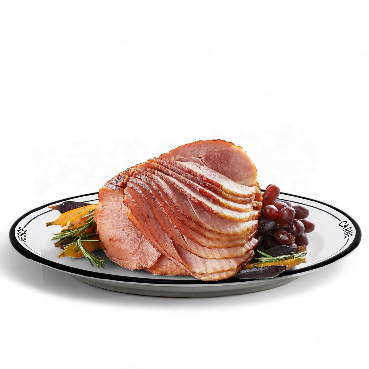 POSATA NERO: Serving Turkey/Ham Oval Platter