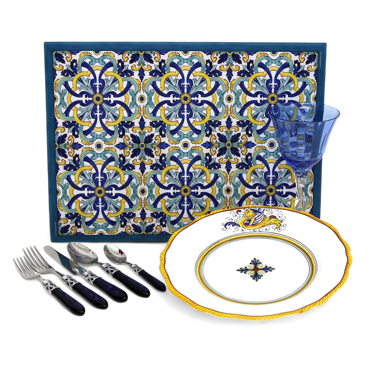 ITALIAN DREAM BUNDLE: Place Setting Bundle Vietri/C + Raffaellesco