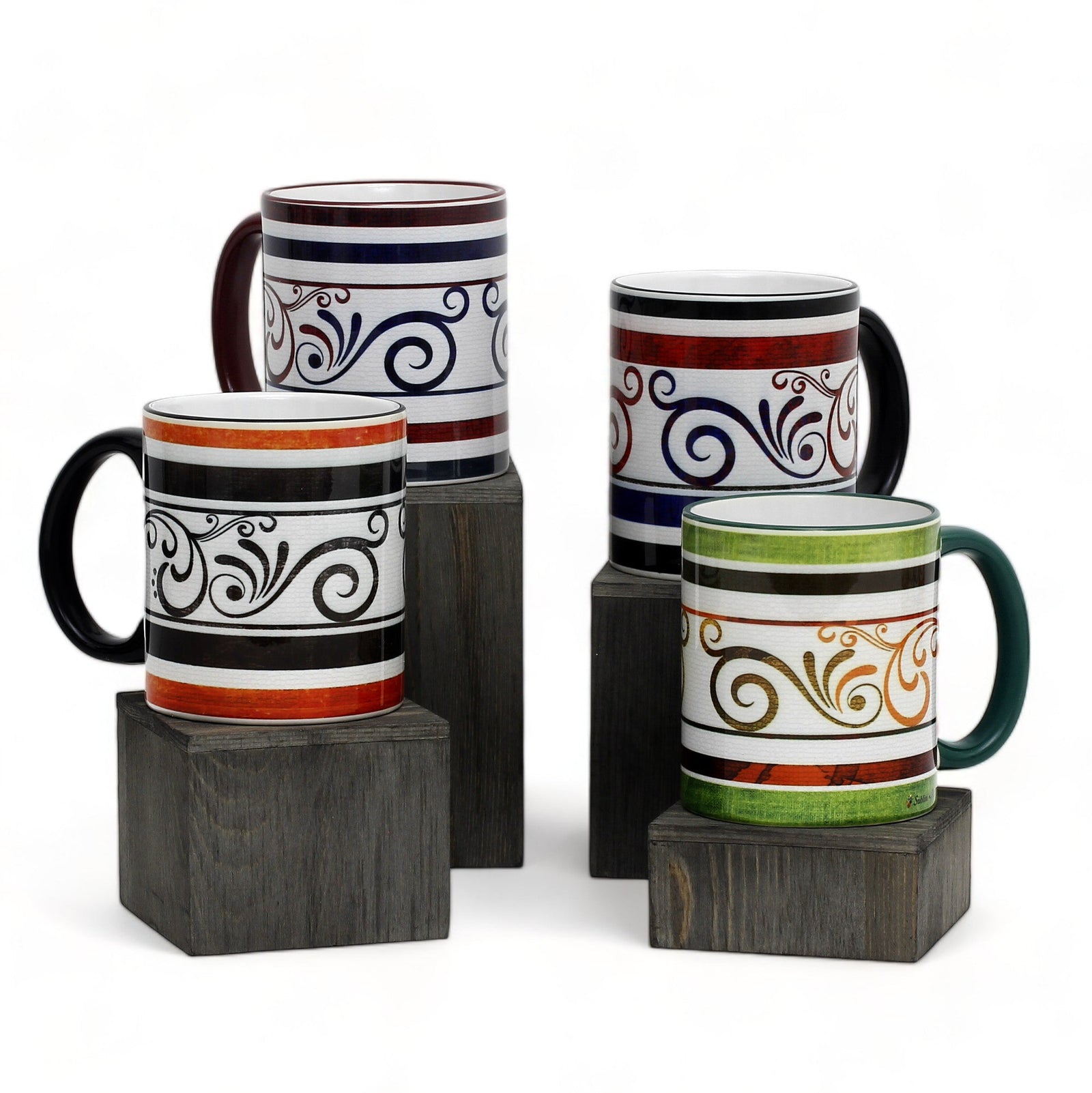 SUBLIMART: Ricco Italia 4-Mugs Bundle - by Mario Bruno (Design 6400+6395+6420+6425)