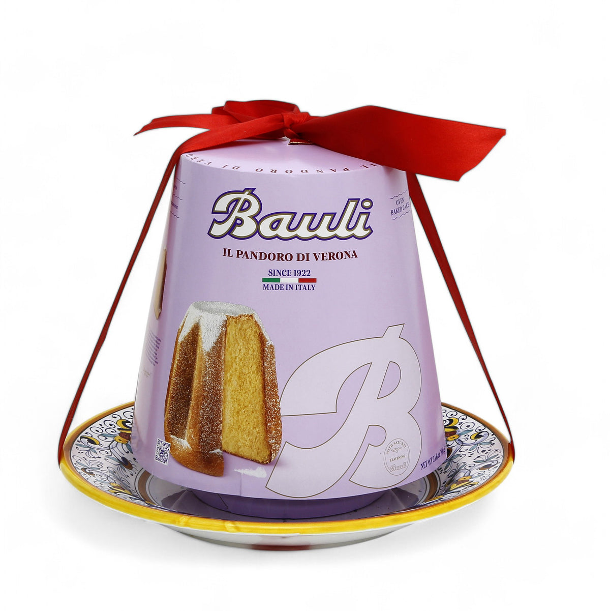 RICCO DERUTA DELUXE: Charger Buffet Platter + Pandoro Bauli Holidays Bundle