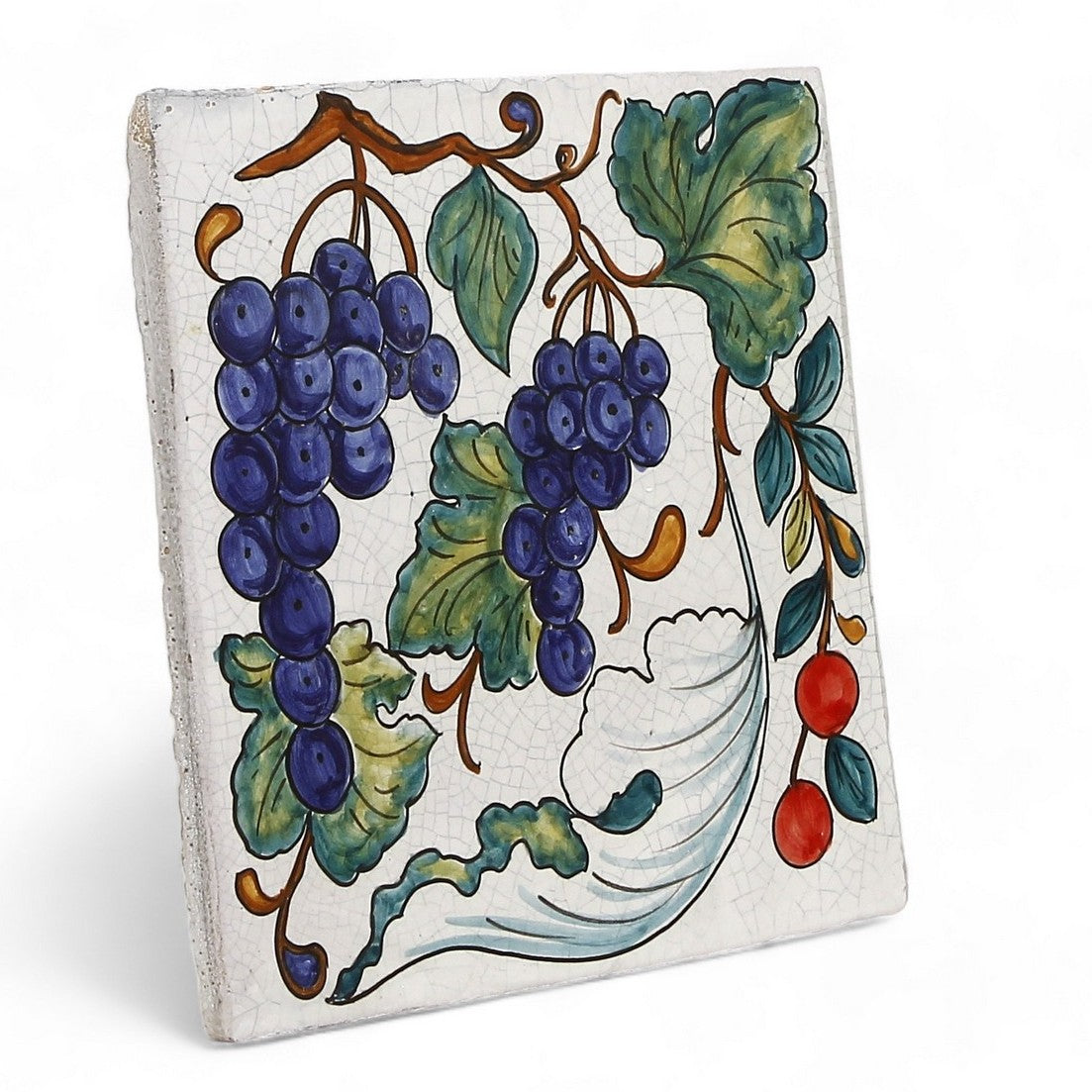 ANTICA DERUTA: Hand Painted Ceramic Authentic Deruta Tile