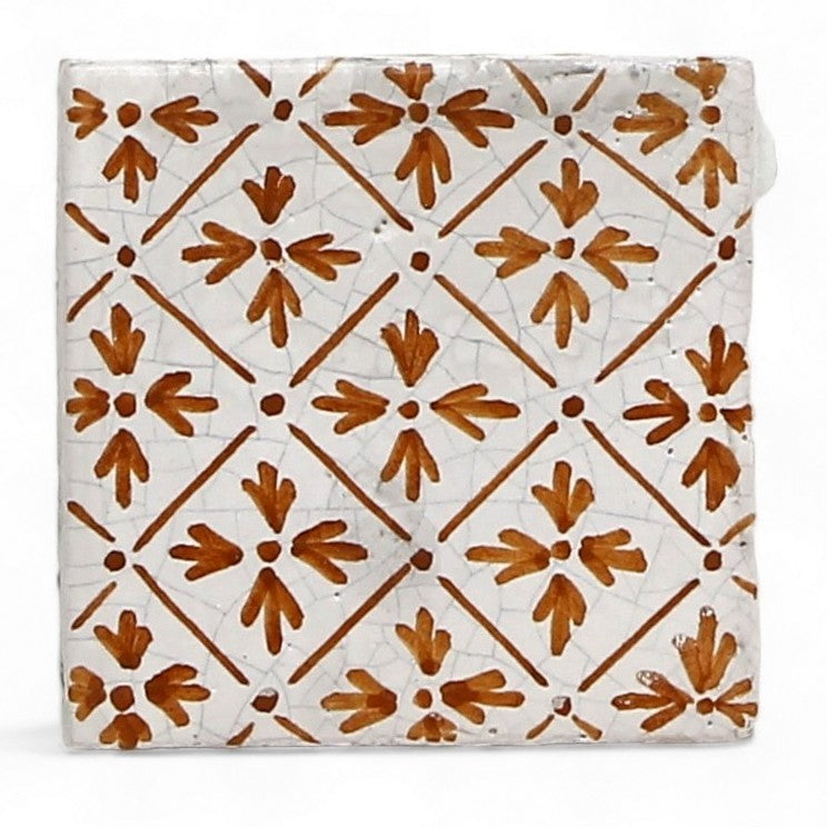 ANTICA DERUTA: Hand Painted Ceramic Authentic Deruta Tile