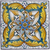 ANTICA DERUTA: Hand Painted Ceramic Deruta Wall Hung Tile 8" (PT/55)