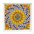 ANTICA DERUTA: Hand Painted Ceramic Deruta Wall Hung Tile 12" (PT/DR13)