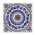 ANTICA DERUTA: Large Hand Painted Ceramic Authentic Deruta Tile