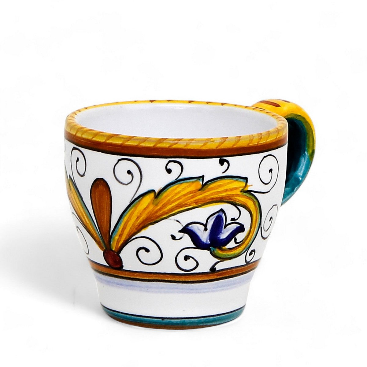 PERUGINO RAFFAELLESCO ROOSTER: Shaped Espresso Cup (3 Oz)