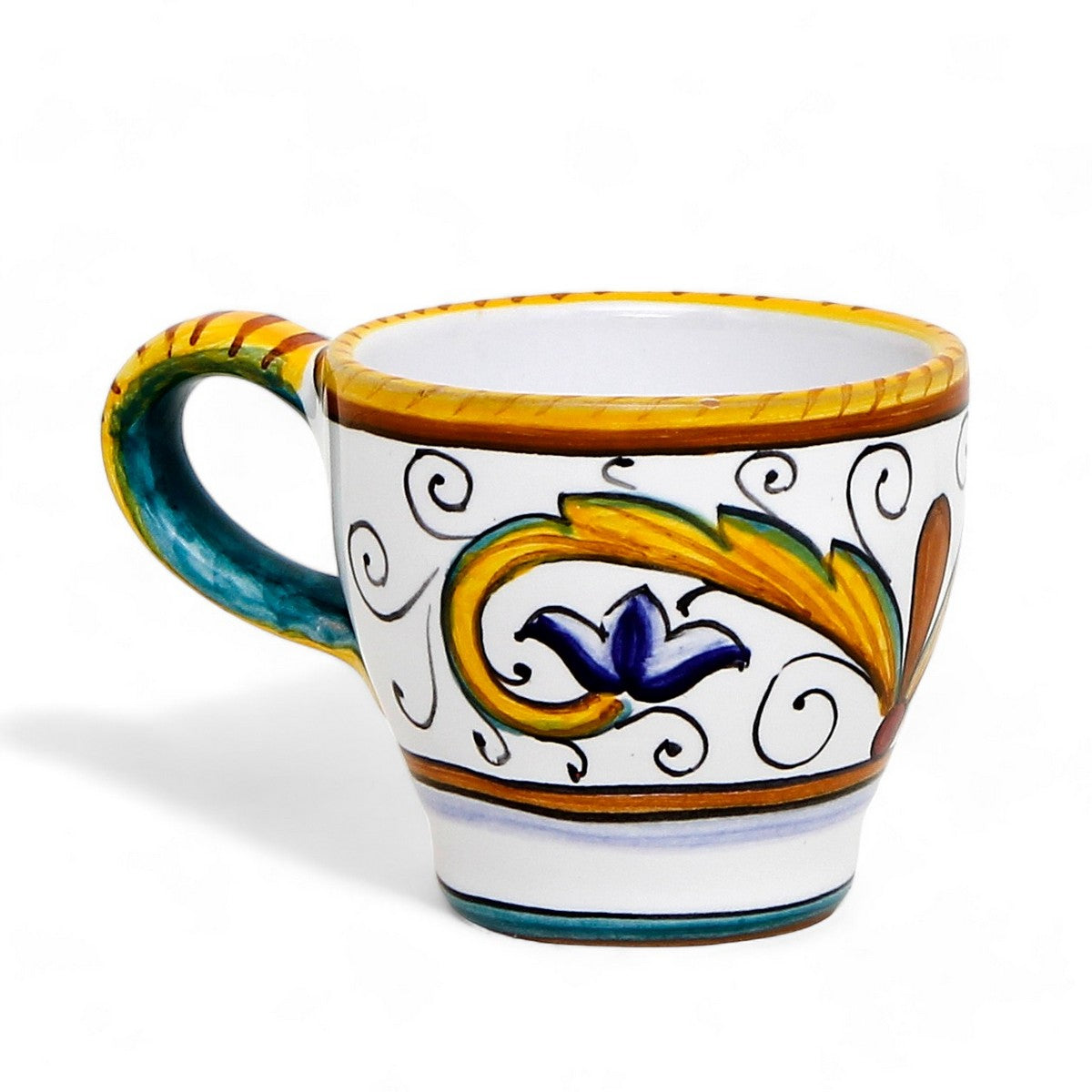 PERUGINO RAFFAELLESCO ROOSTER: Shaped Espresso Cup (3 Oz)