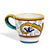 PERUGINO RAFFAELLESCO ROOSTER: Shaped Espresso Cup (3 Oz)