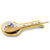 GIFT BOX GOLD LOGO: With authentic Deruta hand painted ceramic - RAFFAELLESCO: Spoon rest