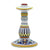 GIFT BOX: With authentic Deruta hand painted ceramic - Ricco Deruta deluxe Candlestick