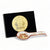 GIFT BOX GOLD LOGO: With authentic Deruta hand painted ceramic - ORVIETO RED ROOSTER: Spoon rest Solid Rim Design