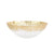 VIETRI: Rufolo Glass Gold Brushstroke Small Bowl