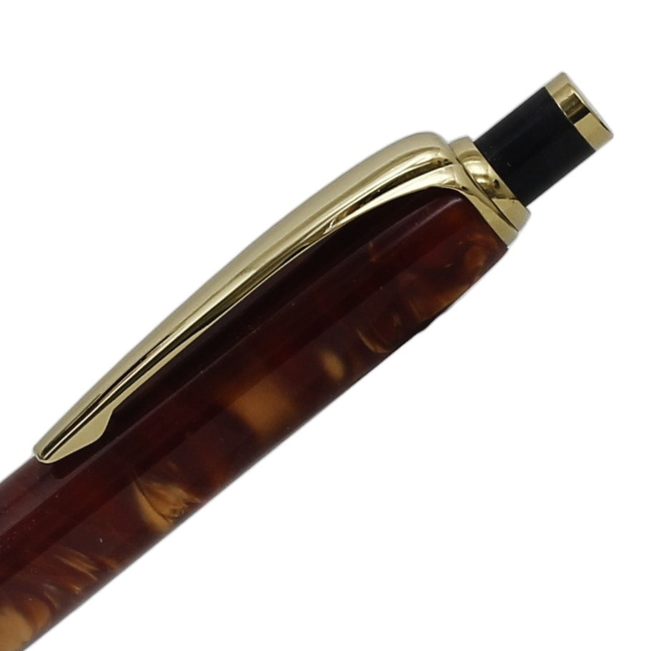 ART-PEN: Handcrafted Luxury Click Pen - Gold finish with acrylic hand turned body - artisticaitalian.com