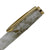 ART-PEN: Handcrafted Luxury Twist Rollerball Pen - GOLD with ACQUAPEARL acrylic hand turned body - artisticaitalian.com