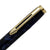 ART-PEN: Handcrafted Luxury Twist Rollerball Pen - GOLD with BLUE ACQUAPEARL acrylic hand turned body - artisticaitalian.com