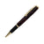 ART-PEN: Handcrafted Luxury Twist Rollerball Pen - GOLD with BROWN ACQUAPEARL acrylic hand turned body - artisticaitalian.com