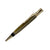 ART-PEN: Handcrafted Luxury Twist Rollerball Pen - Gold with STARLIGHT OLIVE GREEN acrylic hand turned body - artisticaitalian.com