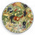 TUSCAN MAJOLICA: Large wall plate featuring assorted fruits and foliage. (22.5" DIAM)