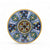 DERUTA MAJOLICA: Small wall plate featuring a Deruta Blu Vario design (10" DIAM)