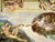 SUBLIMART: Wood Box  Lined large wood box with printed tile - Opera "The Creation of Adam" by Michelangelo Buonarroti