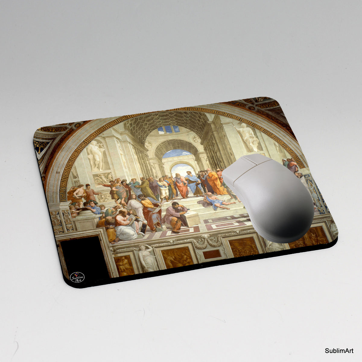 SUBLIMART: Mouse Pad The School of Athens by Raphael (Raffaello)