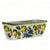 TOSCANA: Rectangular Tuscan Jardiniere - Strong Terracotta indoor/outdoor - Majolica Limoni Design