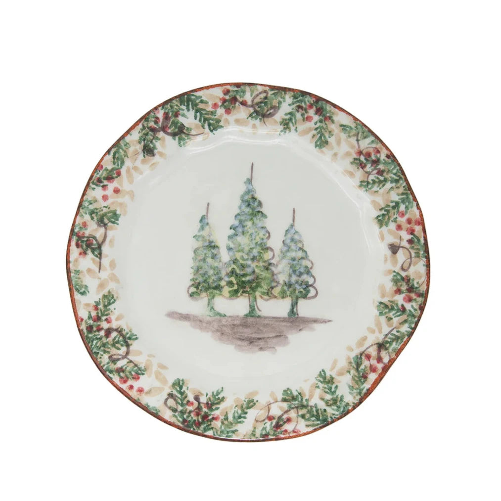 ARTE ITALICA: Natale Salad/Dessert Plate