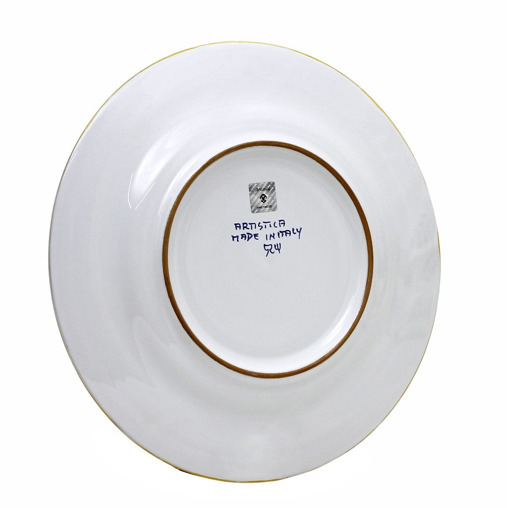 RAFFAELLESCO CLASSICO: Large Oval platter fluted rims - artisticaitalian.com