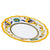 RAFFAELLESCO CLASSICO: Dinner plate fluted rims - artisticaitalian.com