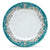 DERUTA COLORI: Dinner Plate - AQUA/TEAL - artisticaitalian.com